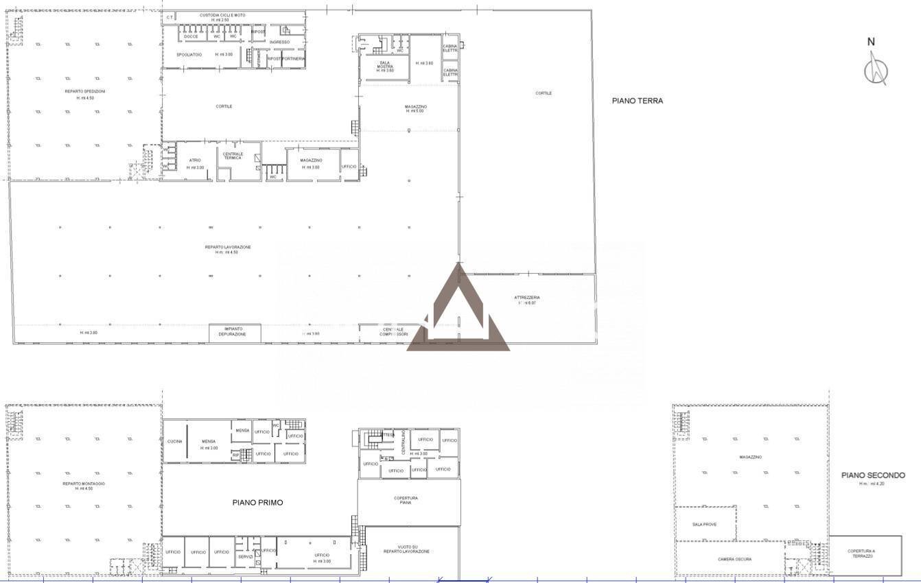 Foto 5 - Capannone VIA SILVIO PELLICO
 
5, Padova - planimetria 1