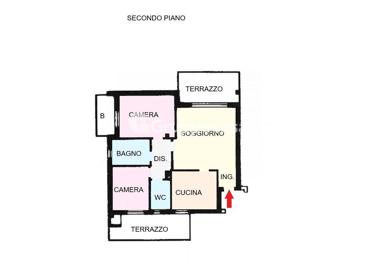 Foto 26 - Trilocale Strada Padana Est
 
11/B, Magenta - planimetria 1