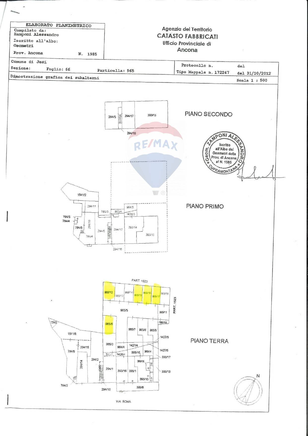 Pianta 2D - Box via roma
 
33, Jesi - floor plans 1