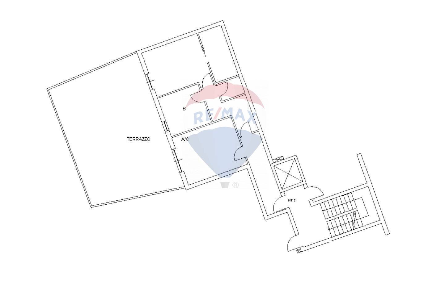 Pianta 2D - Three-room apartment via Santa Barbara
 
127, Nettuno - floor plans 1