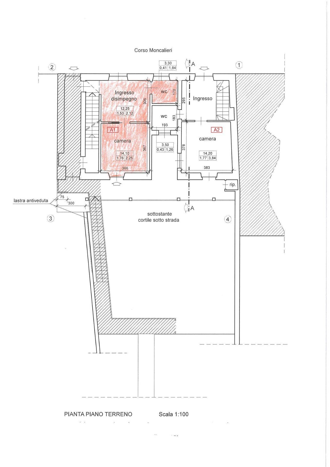 Foto 42 - Semi-detached house Corso Moncalieri
 
274, Torino - floor plans 1