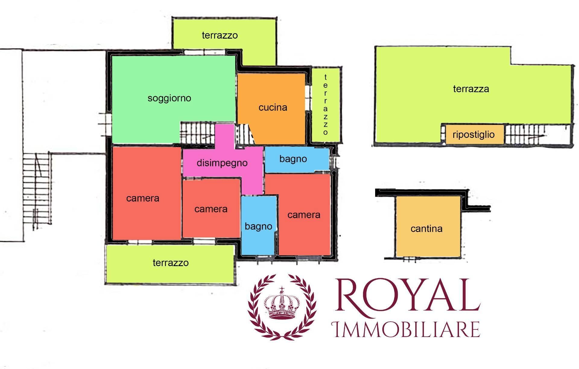 Foto 43 - Terraced Villa Via Dei Salici, Livorno - floor plans 1