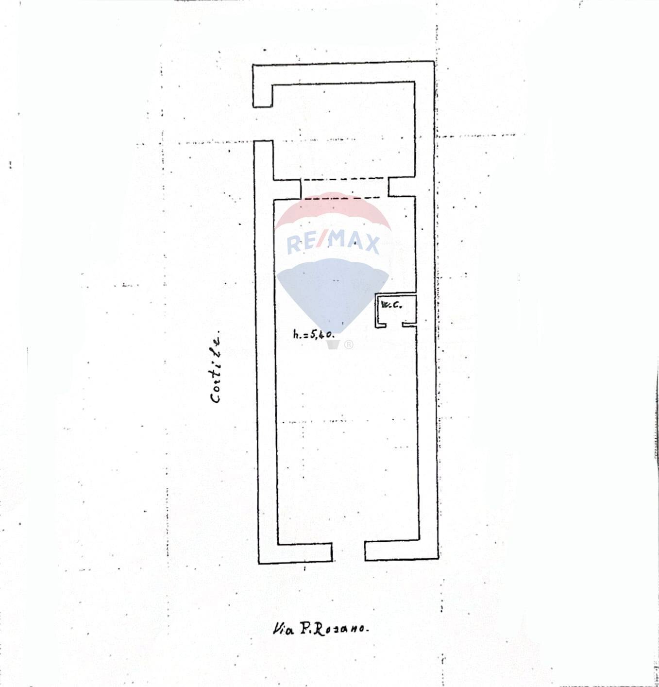 Pianta 2D - Locale Commerciale Aversa - planimetria 1