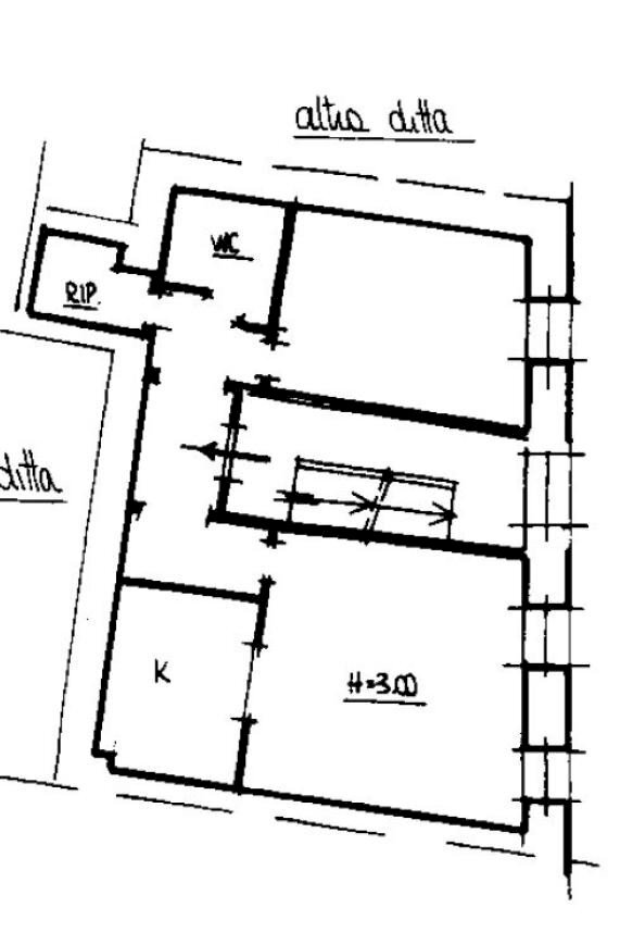 Trilocale via delle Rosine, 2c, Mondovì - planimetria 1