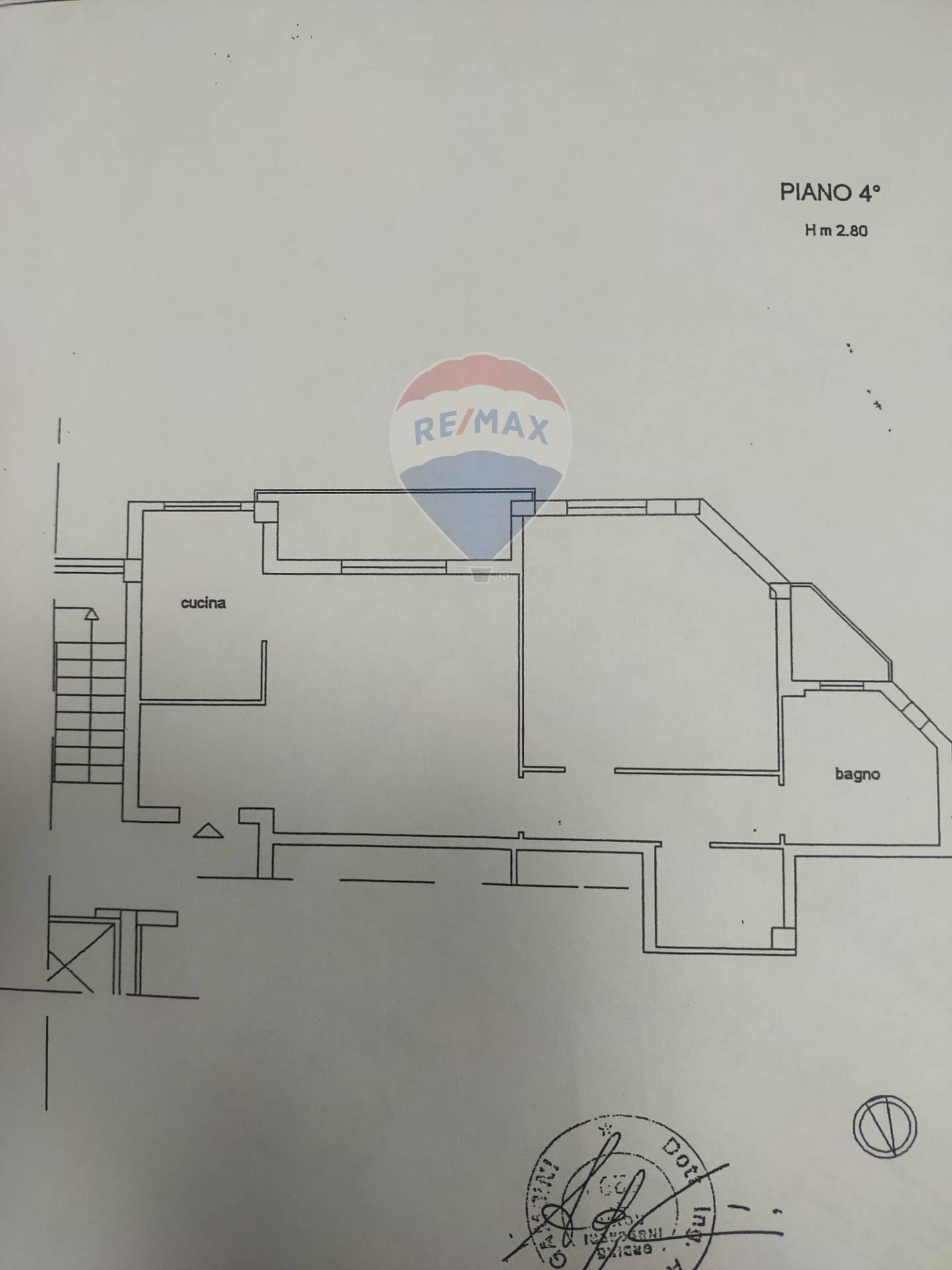 Pianta 2D - Bilocale Via Augusto
 
42, Aprilia - planimetria 1