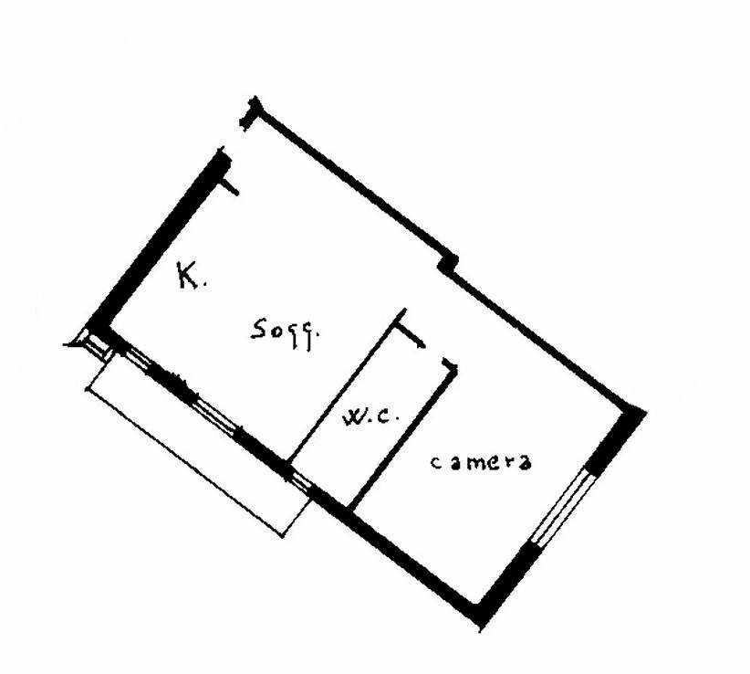 Bilocale via FRATELLI PICARDI, 143, Sesto San Giovanni - planimetria 1