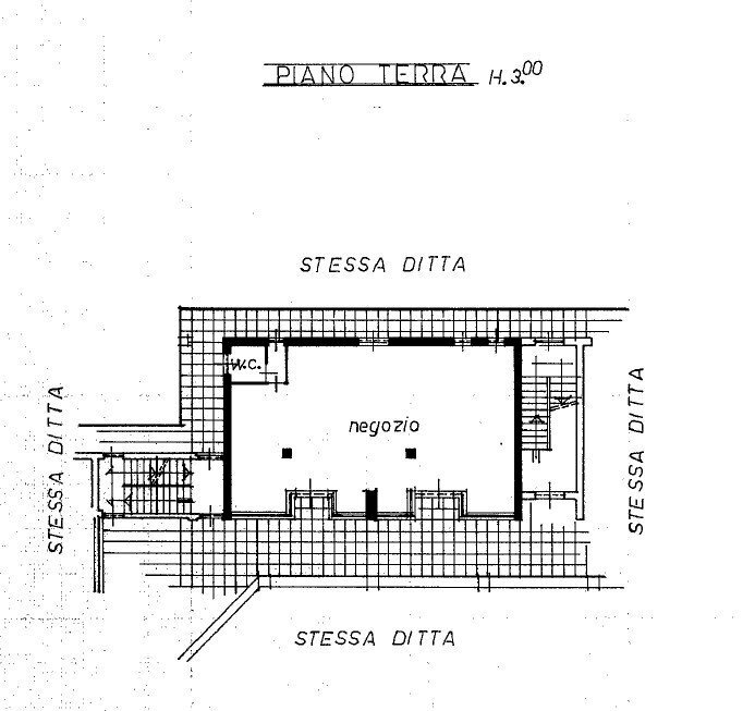 Negozio via Davide Spada, 69, Moiola - planimetria 1