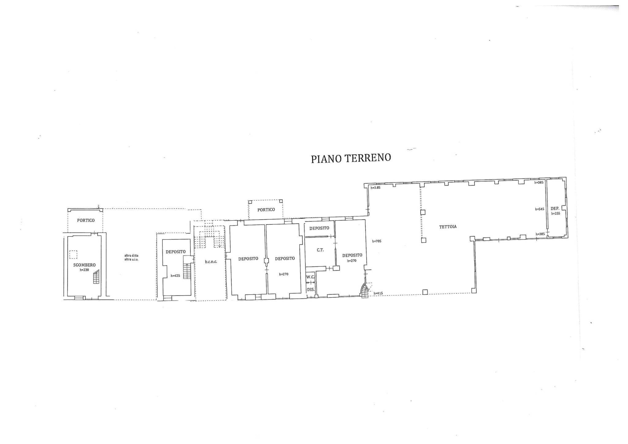 Magazzino via Luciano Eula, 11, Morozzo - planimetria 1