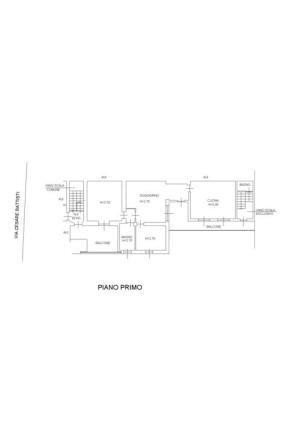 Quadrilocale via San Francesco d'Assisi, Seriate - planimetria 1