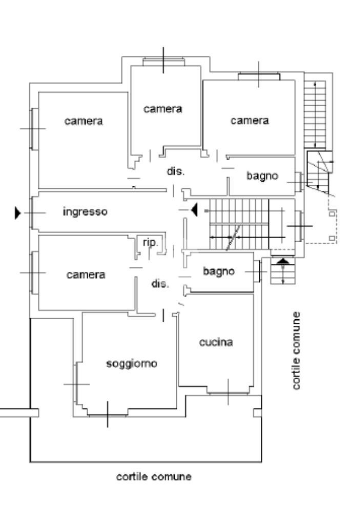 Apartment Via Monte Grappa, Piossasco - floor plans 1