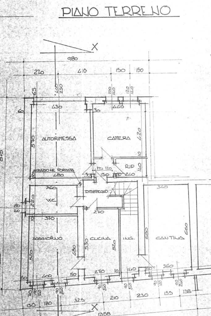 Semi-detached house Borgata baima, San Carlo Canavese - floor plans 1