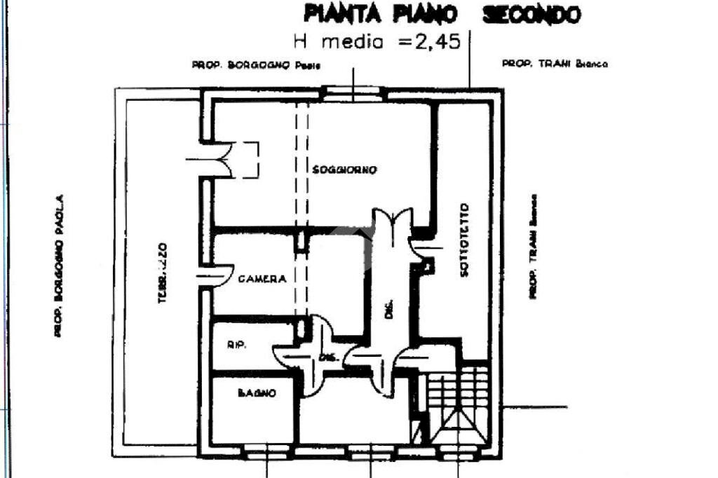 Four-room apartment Via mascagni, Rivalta di Torino - floor plans 1