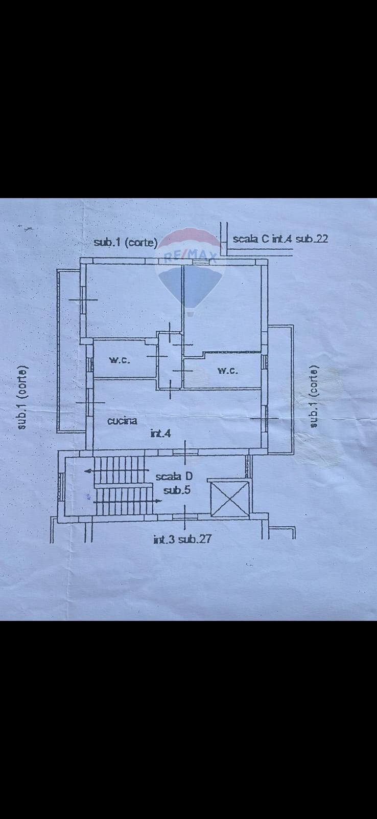 Pianta 2D - Trilocale Santa Maria Capua Vetere - foto 2