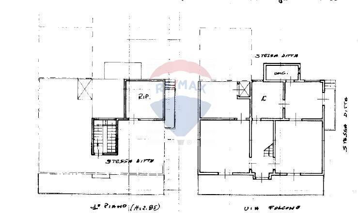 Pianta 2D - Independent house via Forcone
 
22, Vittoria - floor plans 1