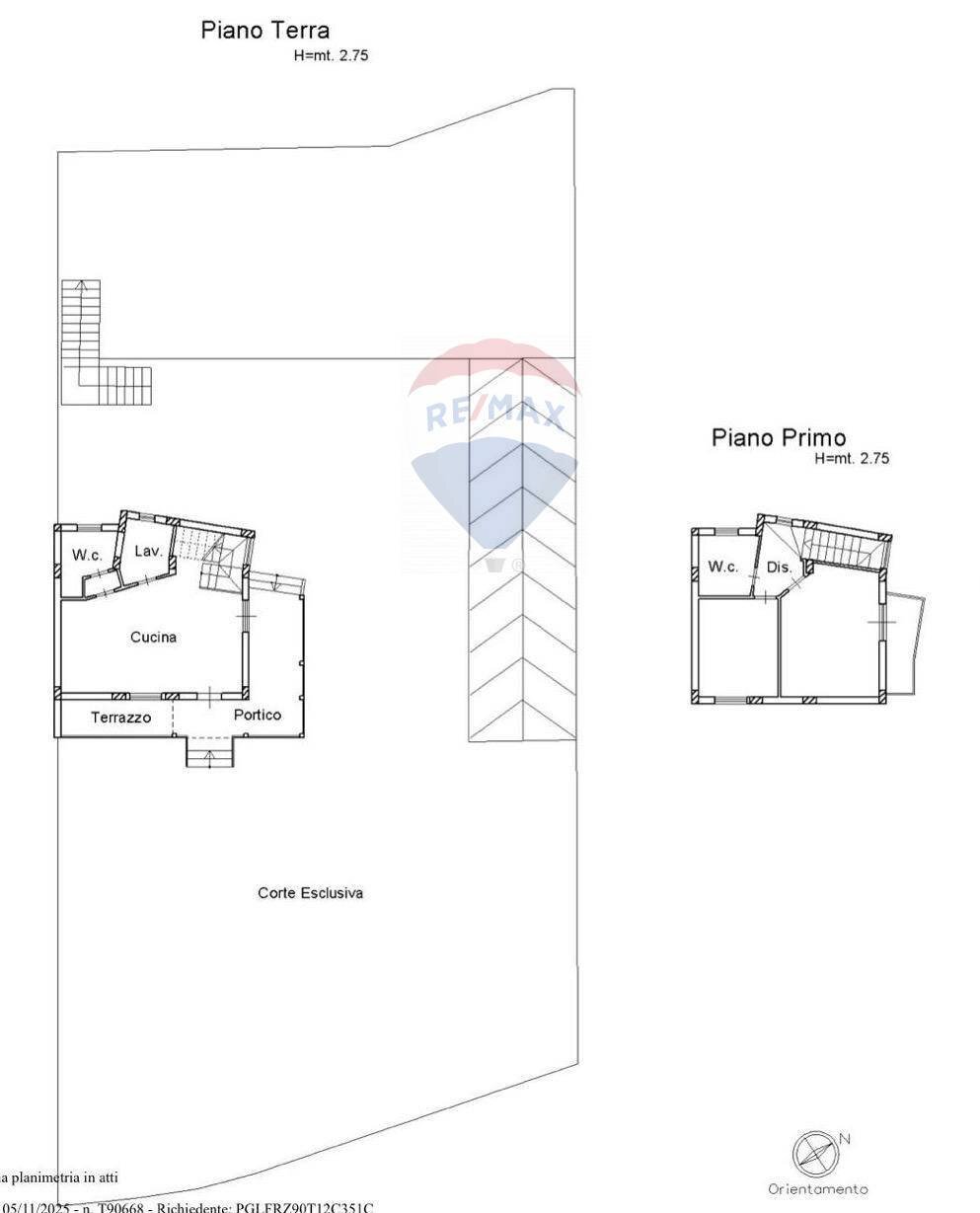 Pianta 2D - Semi-detached house RESIDENCE GIULIANA MARIA CONTRADA MORELLO PA
 
SNC, Trabia - floor plans 1