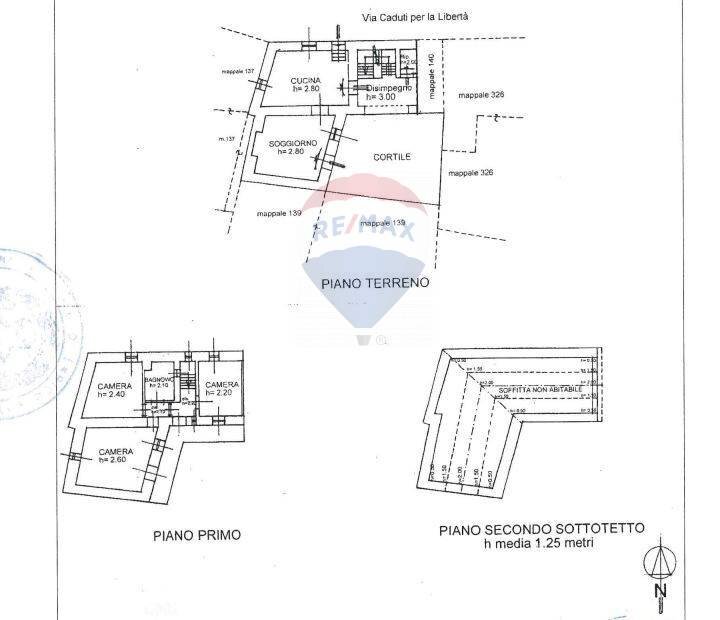 Pianta 2D - Casa semi indipendente Via Caduti Libertà, Omegna - planimetria 1