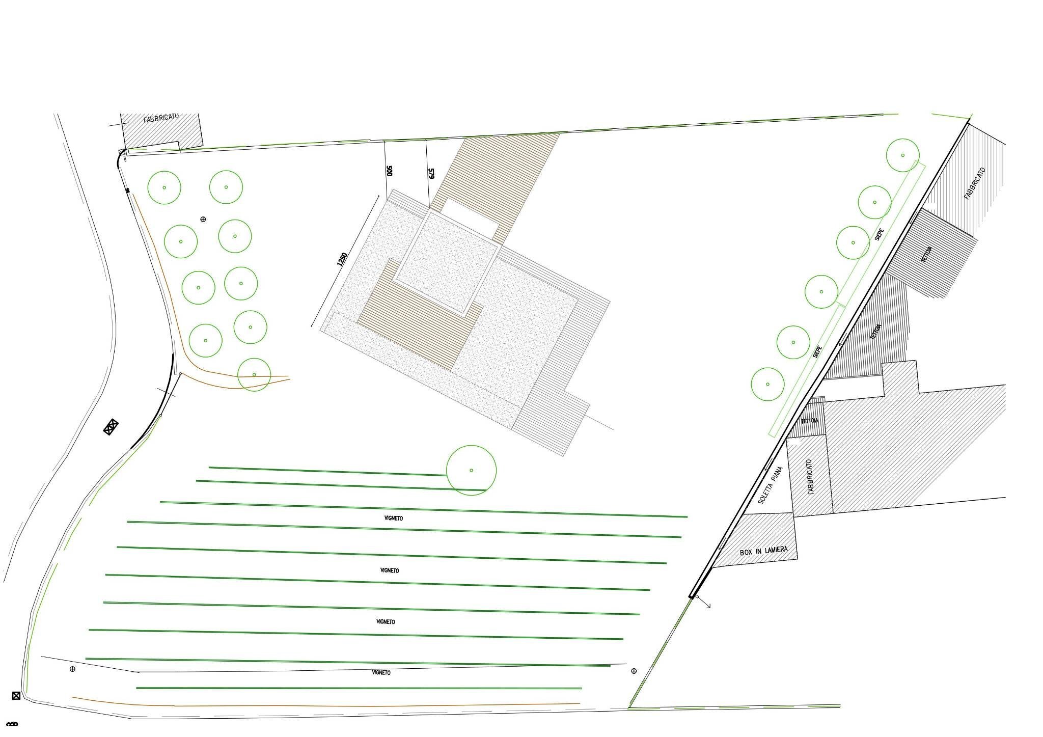 Terreno edificabile via Piave, Gallarate - planimetria 1