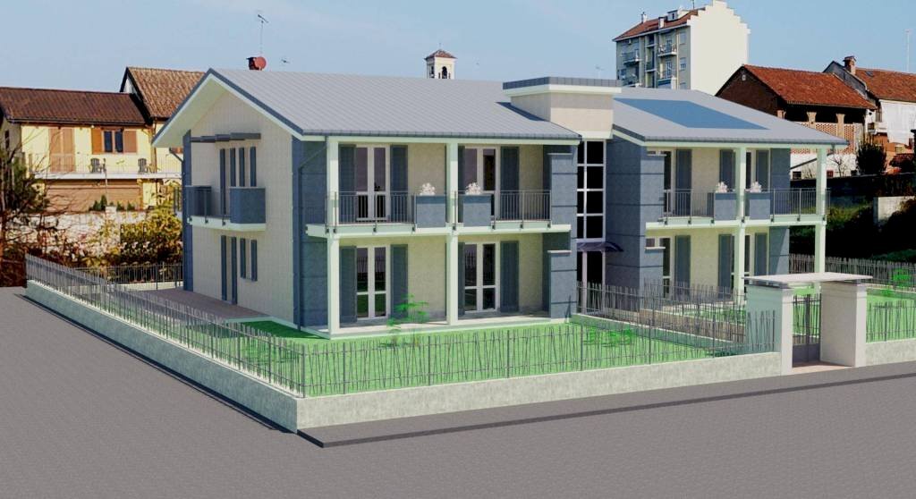 Facciata - Trilocale via Valerio, Carmagnola - foto 2