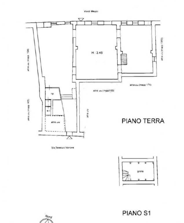 Negozio via Terenzio Varrone, Rieti - planimetria 1