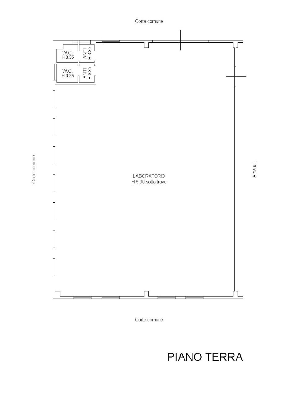 planimetria - Shed Via Amendola 4, San Pietro in Casale - floor plans 1