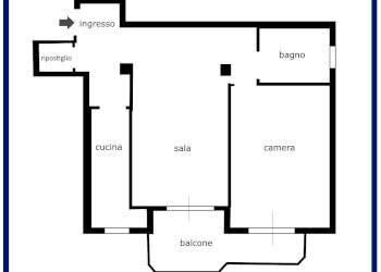 planimetria.jpg - Trilocale Rapallo - foto 14