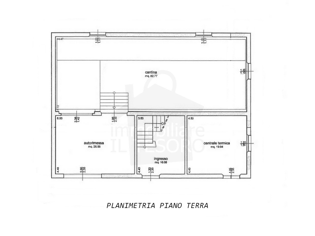 Villa via Medrina, Borghi - floor plans 1