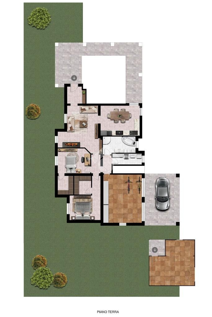 Porzione di casa Via Correggio, Cento - planimetria 1