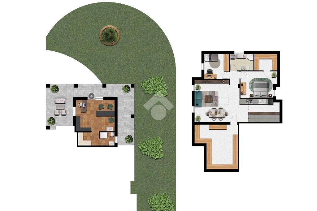 Porzione di casa Via Correggio, Cento - planimetria 1