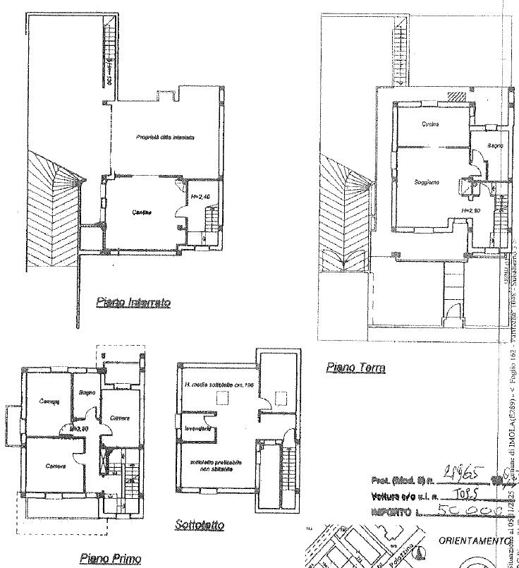 Abitazione - Semi-detached Villa Via R. Luxemburg, 42A, Imola - floor plans 1