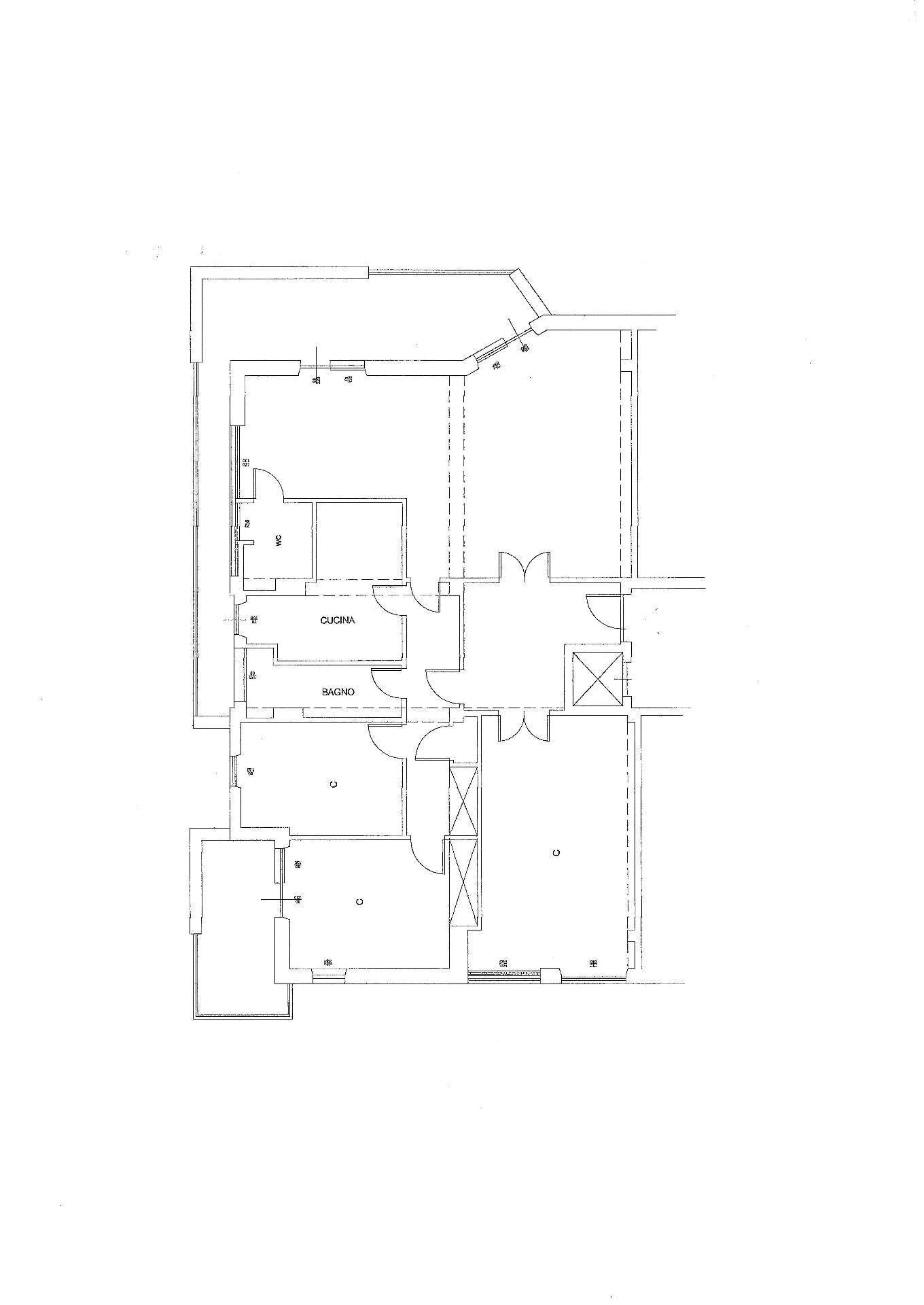 Foto 17 - Appartamento Viale dei Campioni
 
4, Roma - planimetria 1