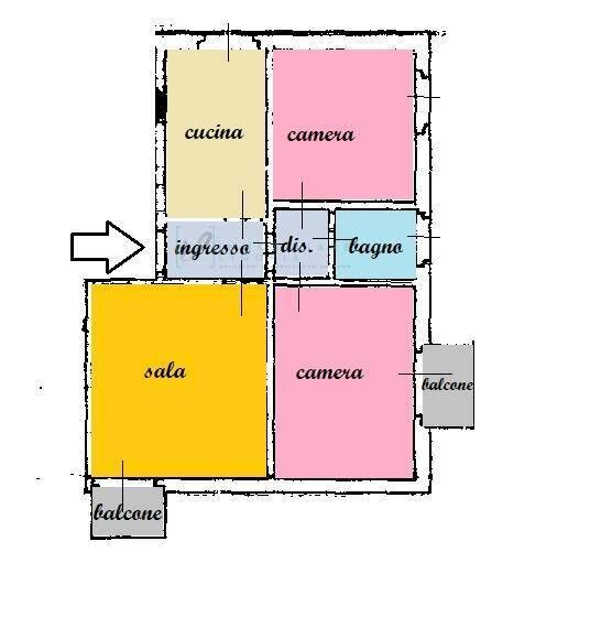 Foto 34 - Quadrilocale via savona, Albenga - planimetria 1