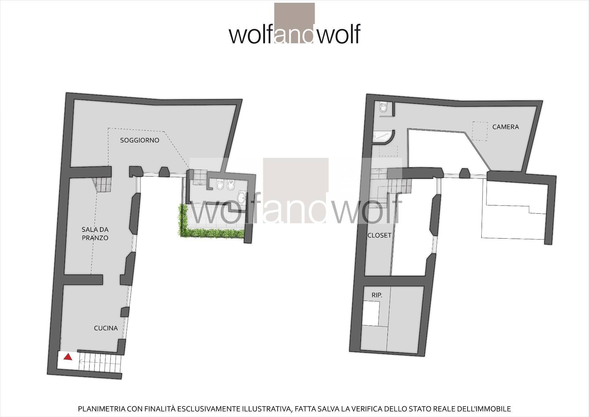 Foto 24 - Attico VIa Medici
 
8, Milano - planimetria 1