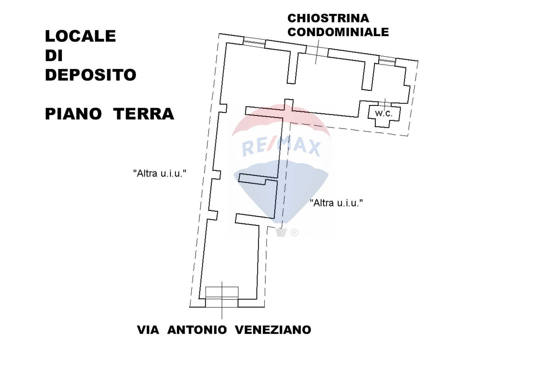 Pianta 2D - Magazzino Via Antonio Veneziano
 
79/A, Palermo - planimetria 1