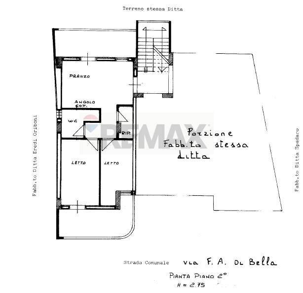 Pianta 2D - Three-room apartment via Francesco Aurelio Di Bella
 
13, Roccalumera - floor plans 1