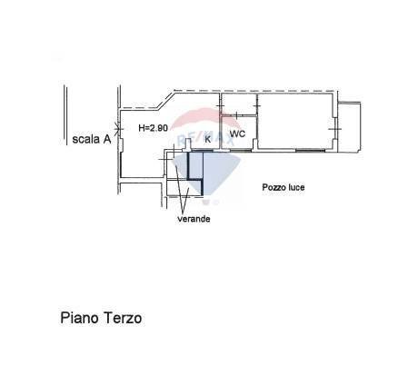 Pianta 2D - Two-room apartment Via Giuseppe Mazzini
 
21, Gravina di Catania - floor plans 1