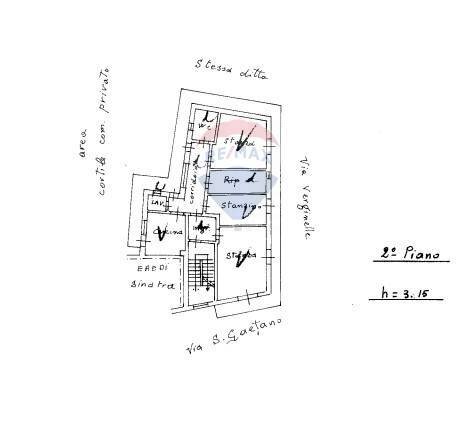 Pianta 2D - Appartamento VIA SAN GAETANO
 
19, Paterno - planimetria 1