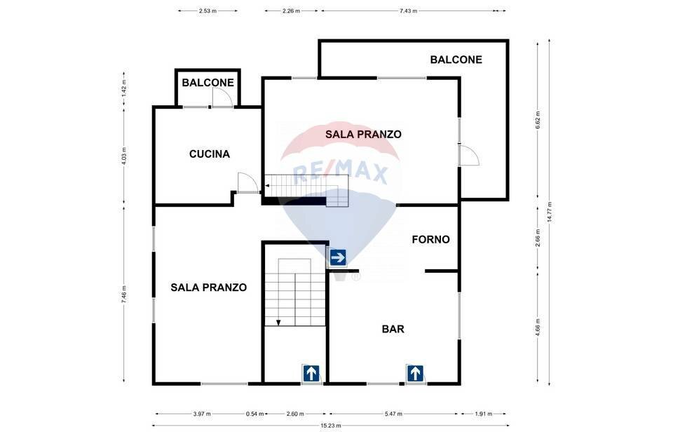 Pianta 2D - Appartamento Darfo Boario Terme - planimetria 1