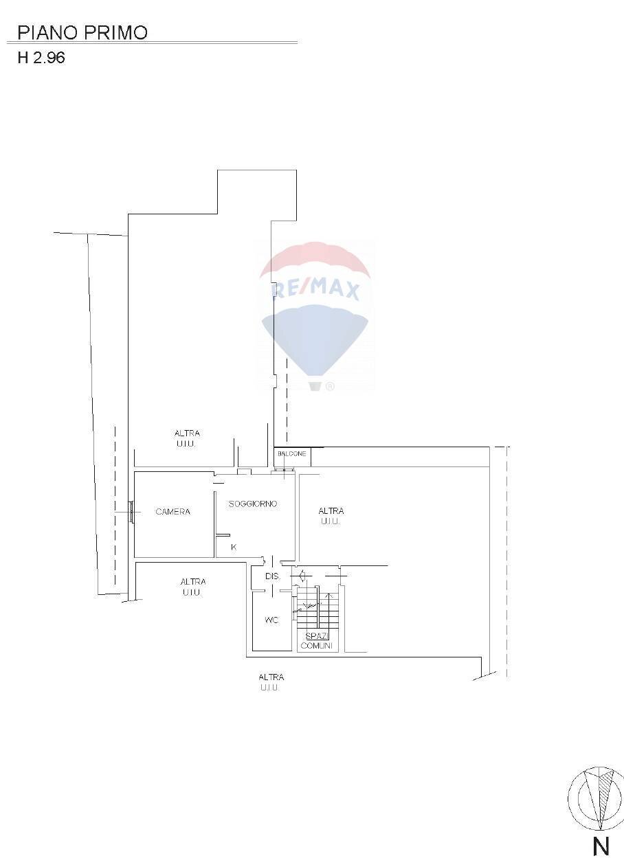 Pianta 2D - Two-room apartment VIA PIER FRANCESCO MOIA
 
87, Brugherio - floor plans 1