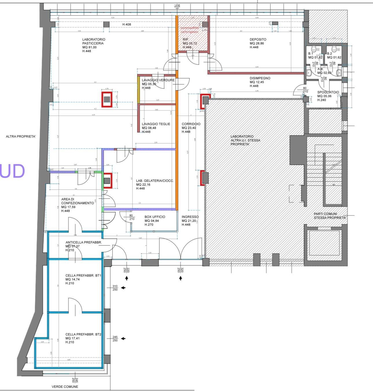 Foto 14 - Locale Commerciale Piazzale Loreto, Milano - planimetria 1