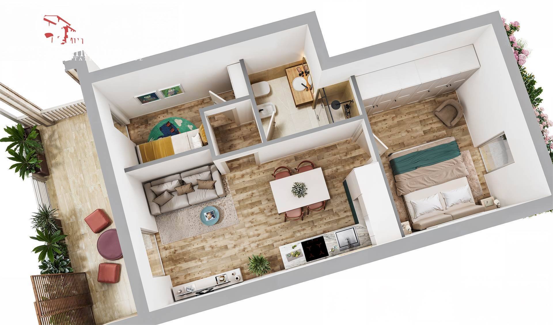 Foto 4 - Trilocale piazza S. Andrea
 
10, Cecina - planimetria 1