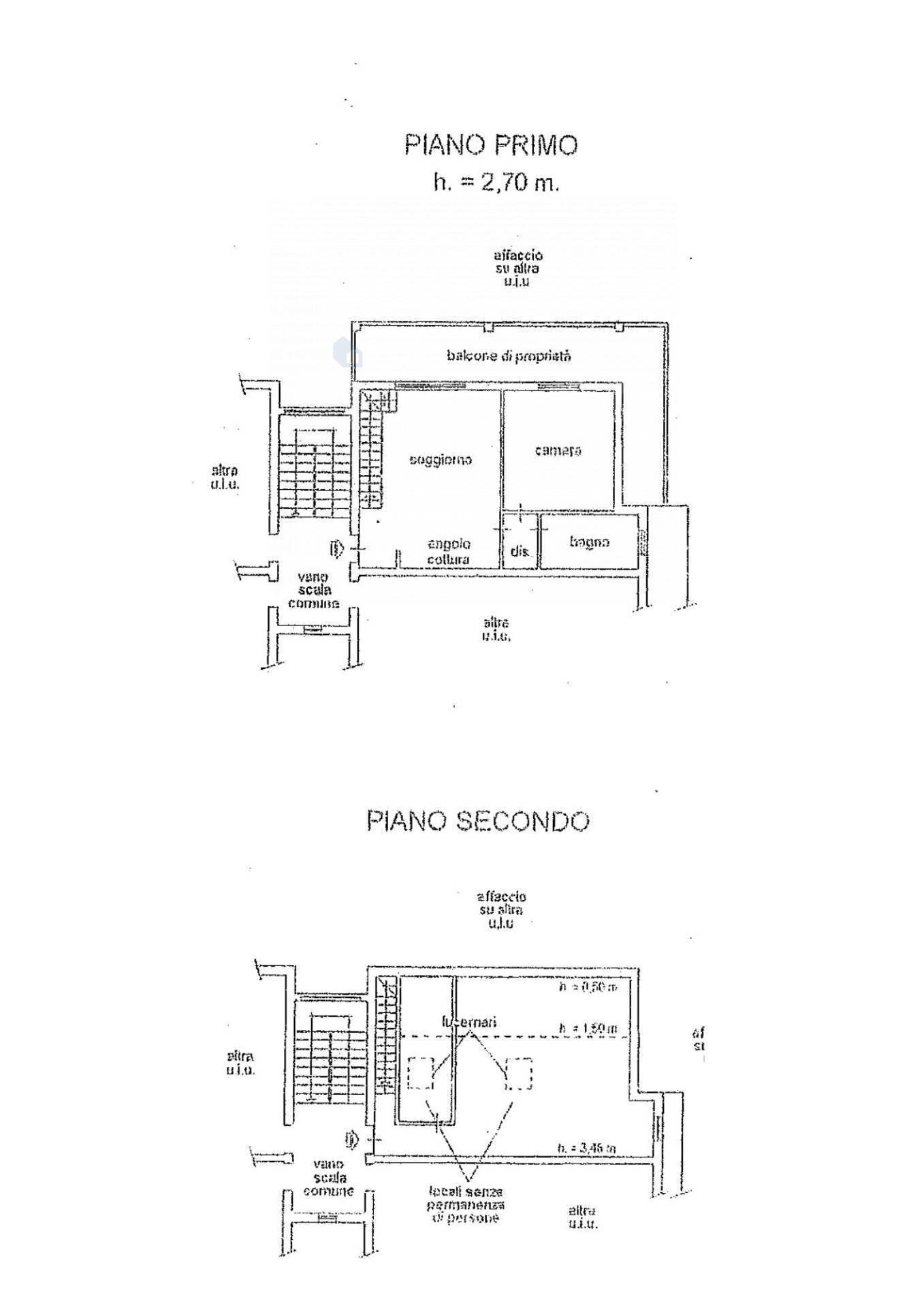Foto 27 - Three-room apartment via Monte Grappa
 
2, Bernareggio - floor plans 1
