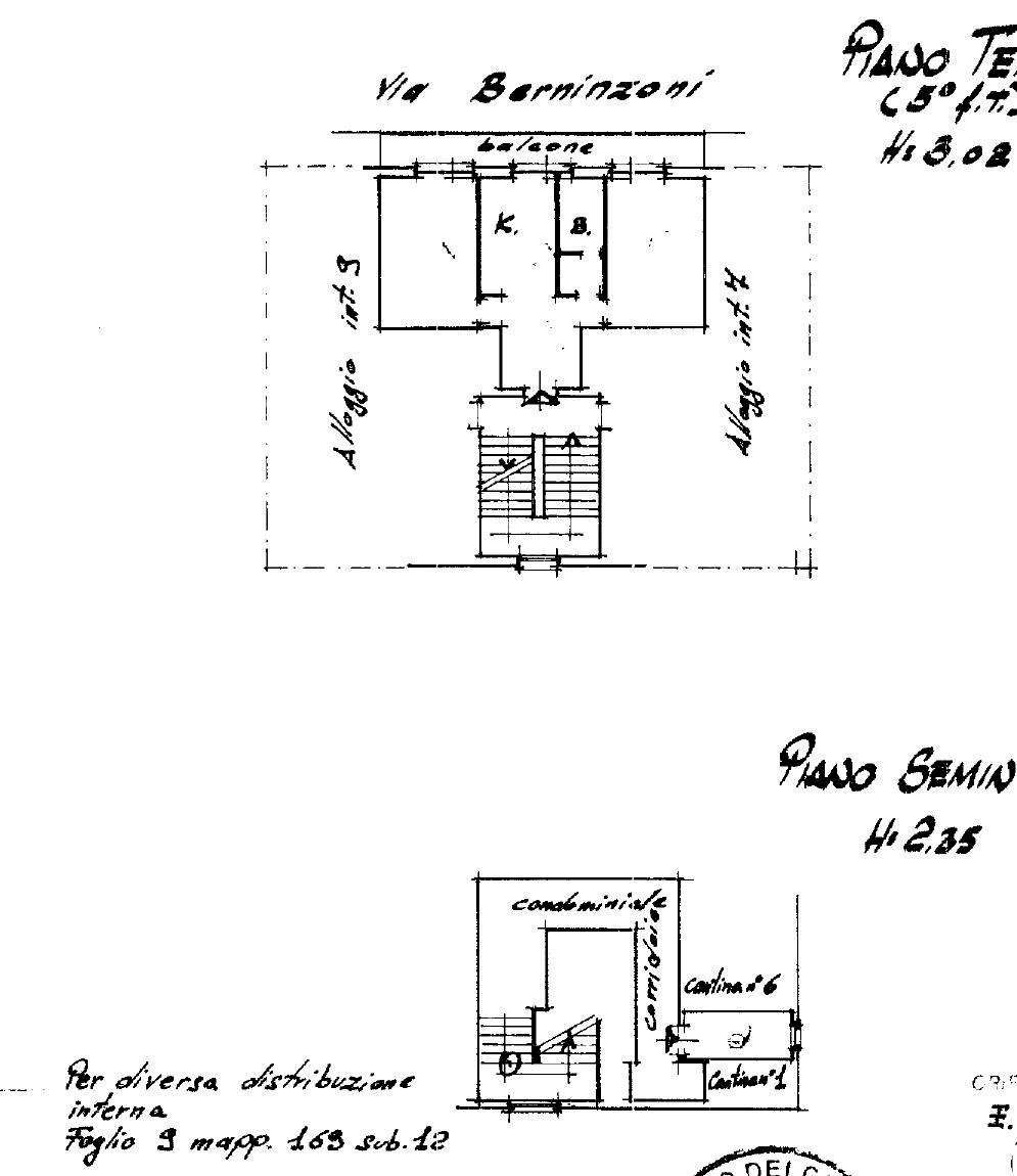 Foto 9 - Quadrilocale via berninzoni, Spotorno - planimetria 1