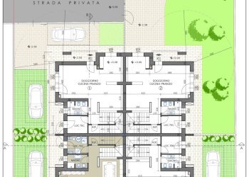 PIANTA P. TERRA - Villa a Schiera Via del Pino, Pontedera - foto 7