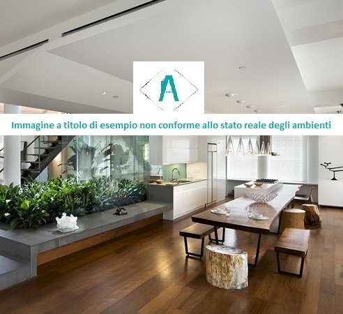 soggiorno con logo e scritta.jpg - Apartment Via Isola 1, Sant'Olcese - photo 2