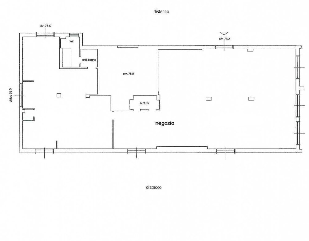 1.png - Locale Commerciale Via Fratelli Canepa 76, Serra Riccò - planimetria 1