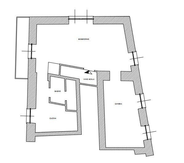 2.jpg - Mansarda Via Ponterotto 80, Genova (zona Marassi) - planimetria 1