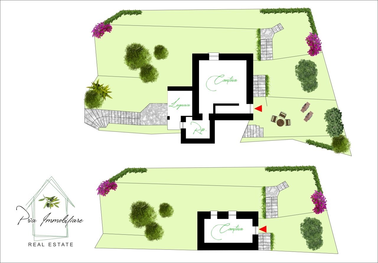 Planimetria Primo Piano - Rustic Via Ugo Campodonico Caduto Partigiano 6, Rapallo - floor plans 1