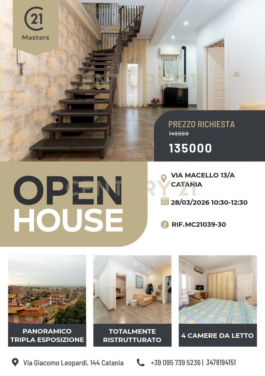 OPEN HOUSE VIA MACELLO.png - Attico Via Macello 13/A, Catania - foto 1