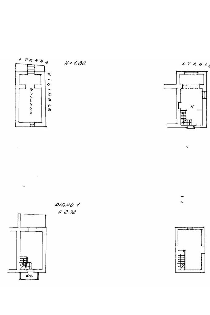 Rustic Località carpi sup, Montoggio - floor plans 1