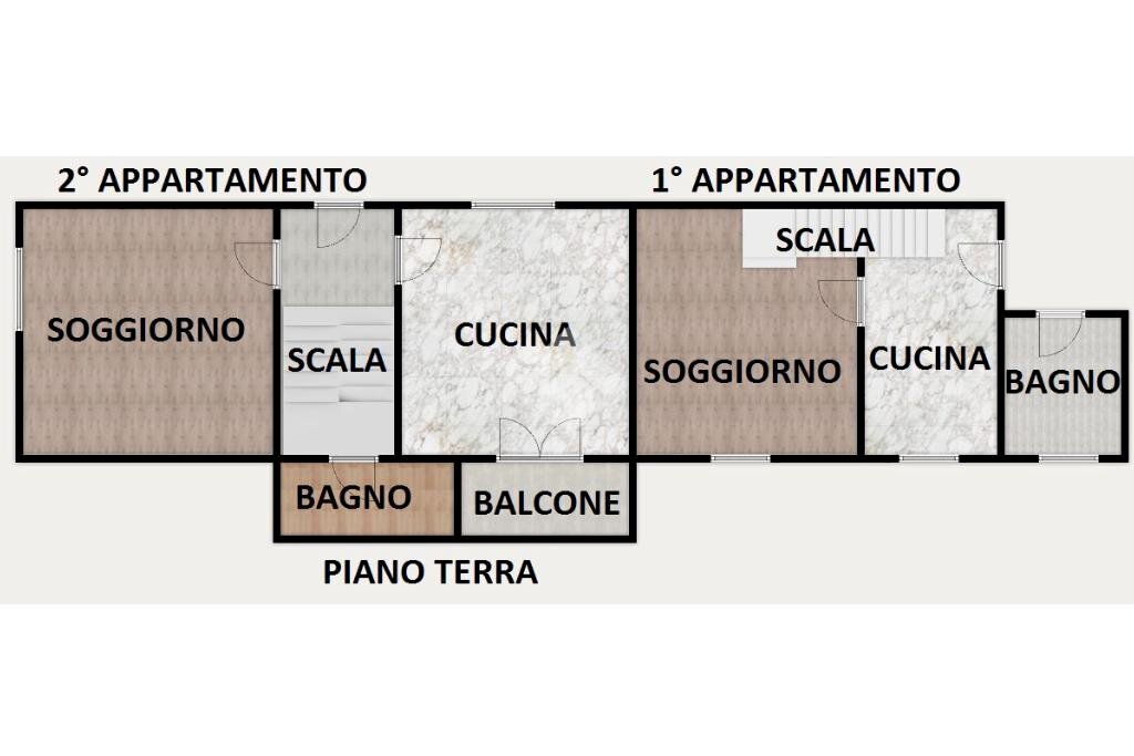 Independent house Località Vallecalda, Savignone - floor plans 1